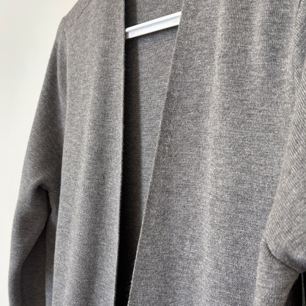 Cyrus Charcoal Open Front Blazer - Picture 4 of 6
